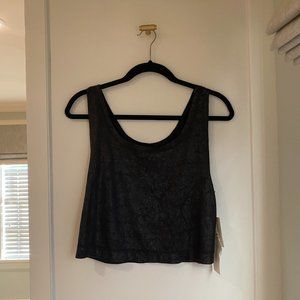 Nordstrom Faux Leather Top